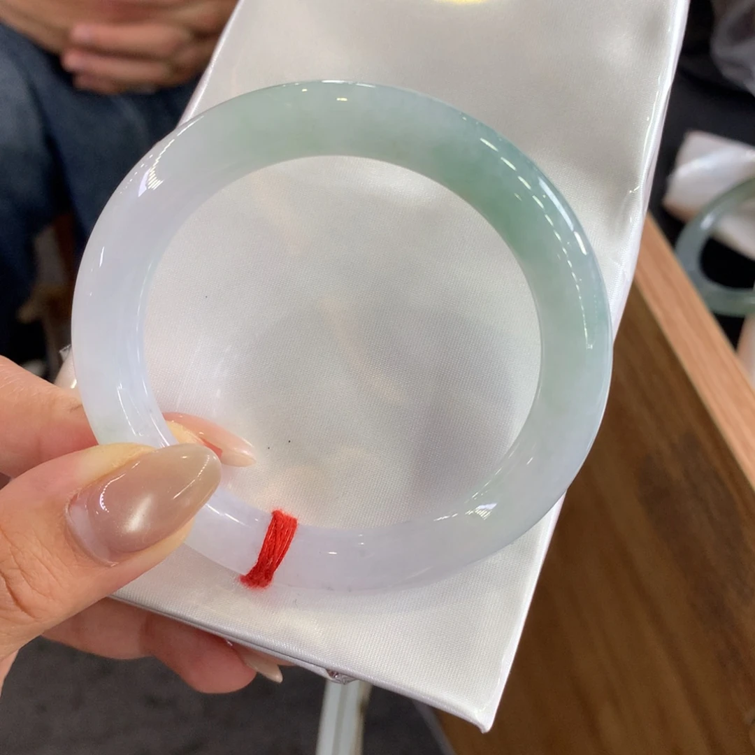 翡翠未镶嵌手镯天然Ａ货翡翠55/56