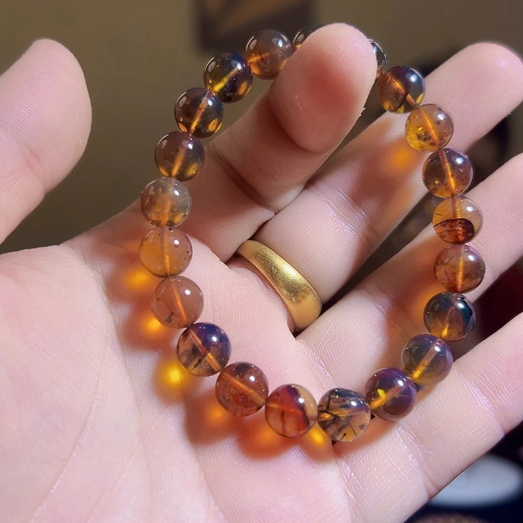 琥珀裸石未镶嵌大