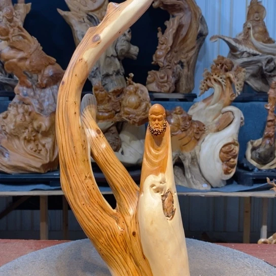 柏木（崖柏）根雕摆件