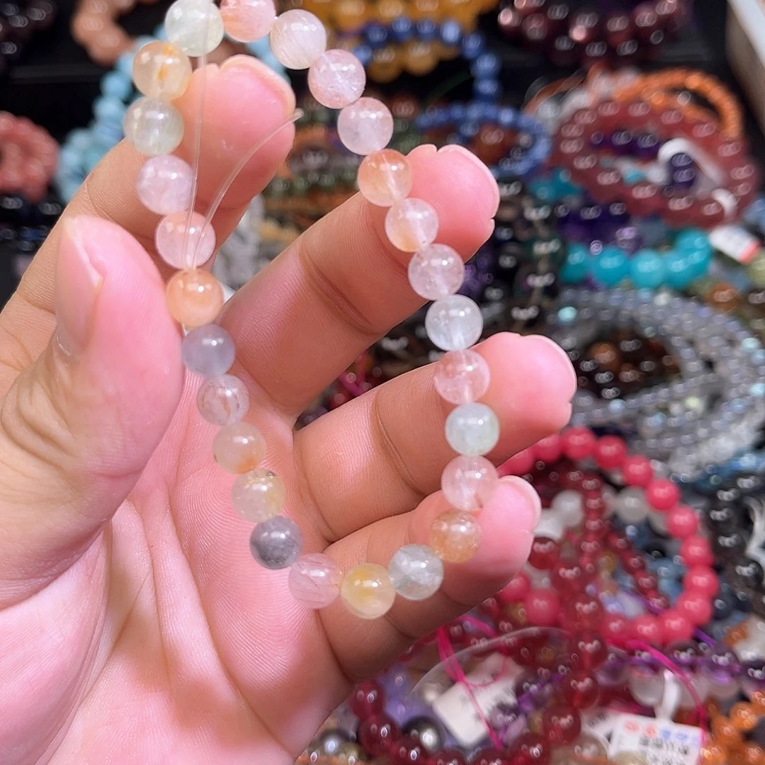 水晶手链未镶嵌天然水晶未镶嵌