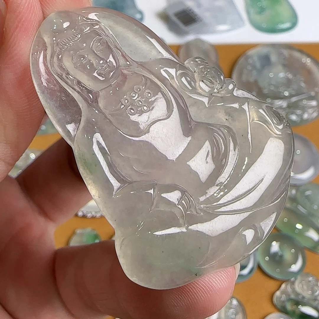 翡翠未镶嵌颈饰1