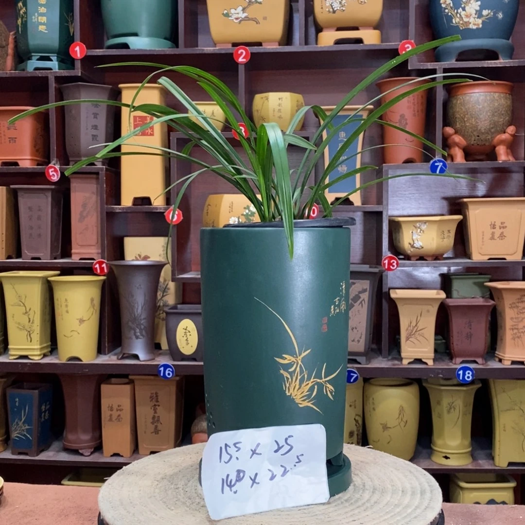 紫砂艺术紫砂花盆