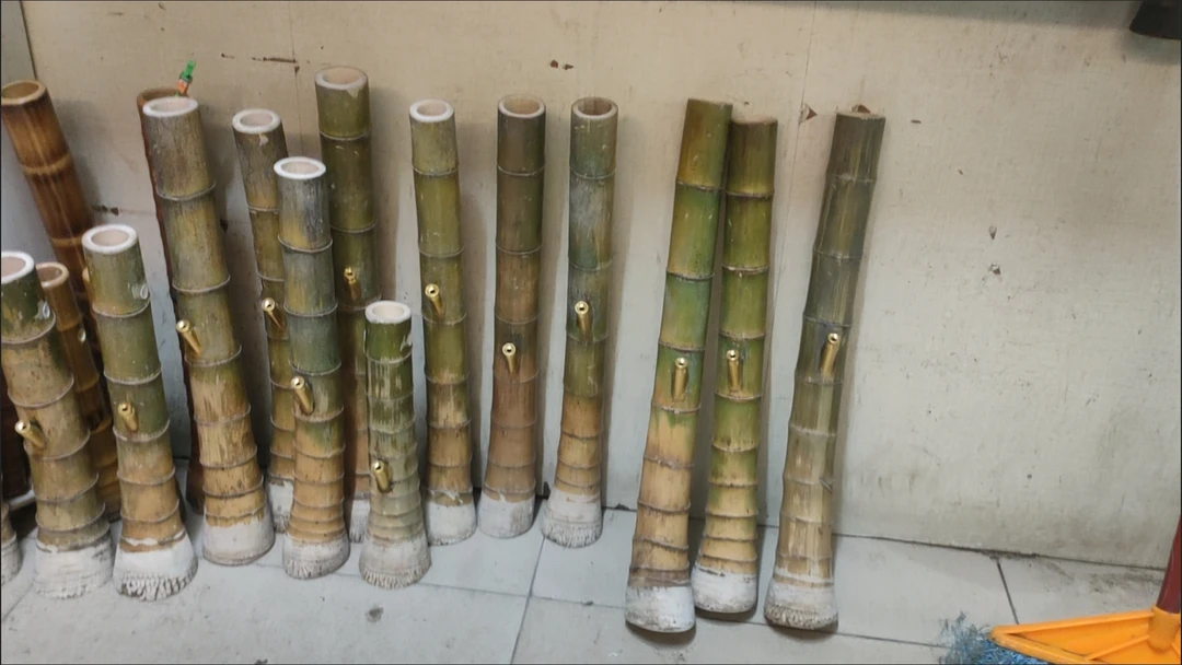 茂名高州青竹头烟筒竹筒原竹实心玉竹烟具