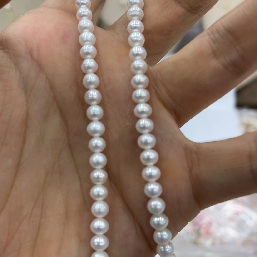 淡水珍珠合金颈饰02440