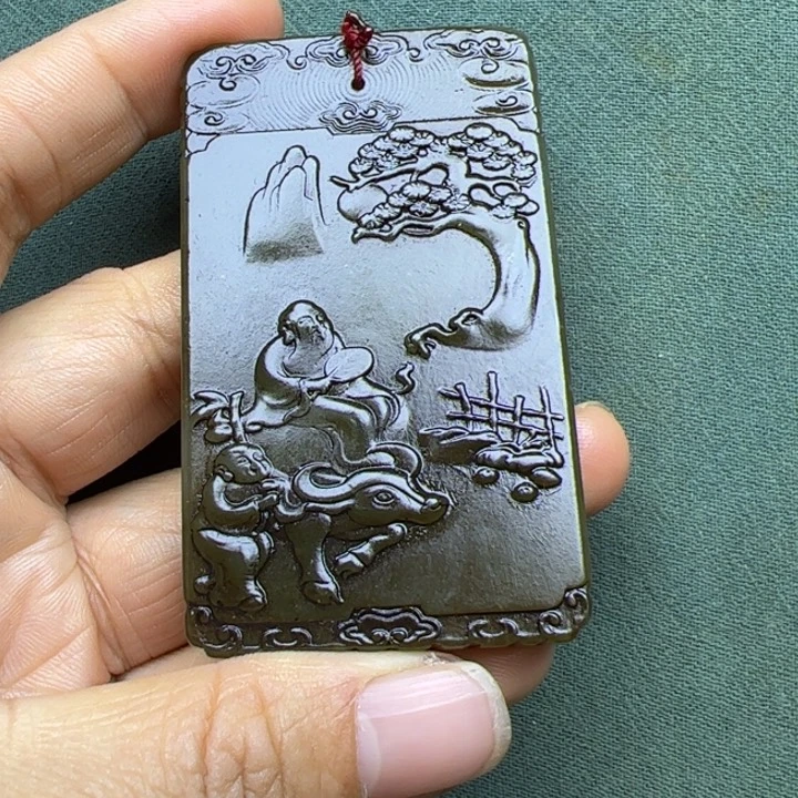 和田玉挂件未镶嵌马*