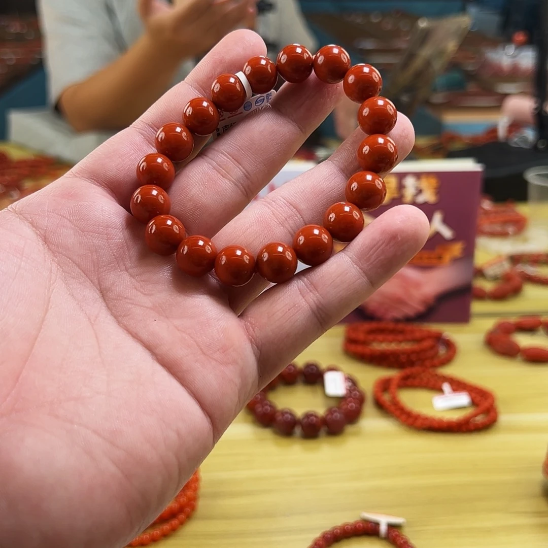 南红玛瑙未镶嵌手链