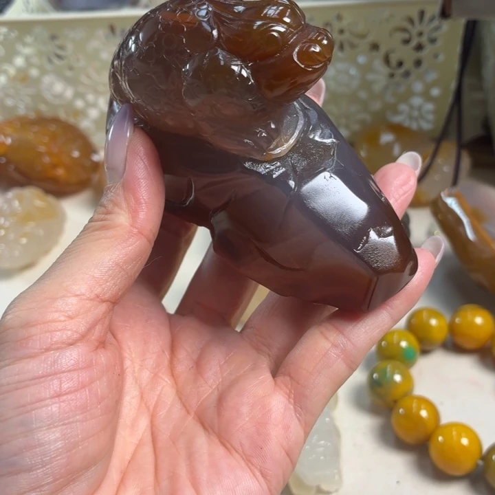 玛瑙/玉髓未镶嵌吊坠(不含链)