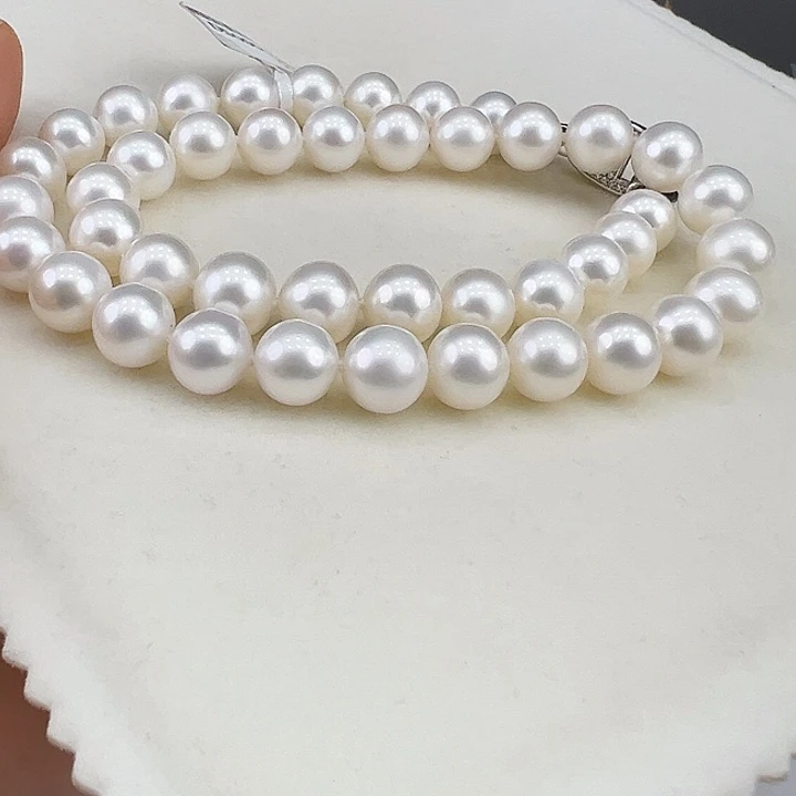 淡水珍珠银S925镶嵌颈饰➕10高品极光维纳斯