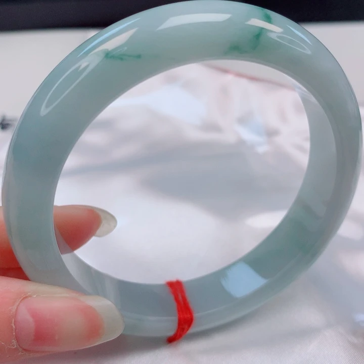 未镶嵌手镯翡翠57圈