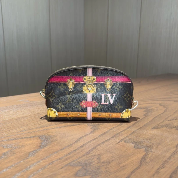 99新 LouisVuitton/路易威登 trunk系列限量化妆包 尺寸17x11