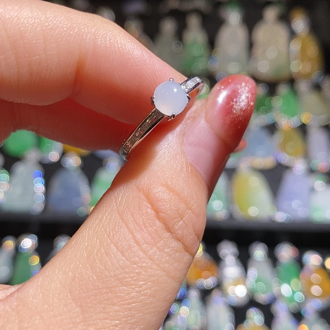 颈饰银S925镶嵌翡翠天然翡翠