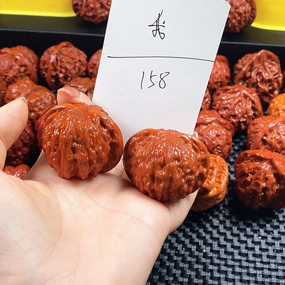 文玩核桃把件我磨盘