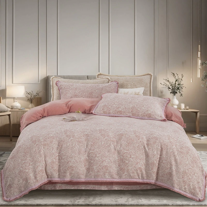 良品绘【知心系列三层纱四件套】全棉母婴级床上用品柔软亲肤可裸睡