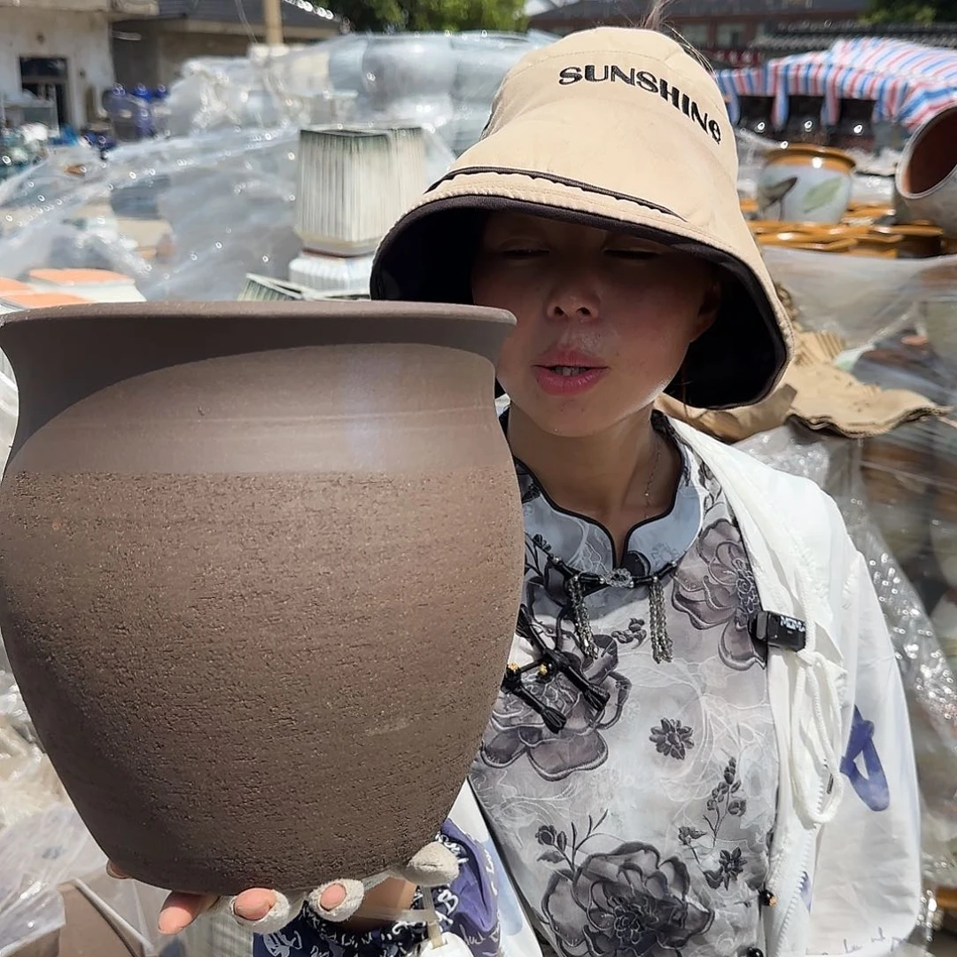 紫砂花盆王嫂花盆0720-194高23口21