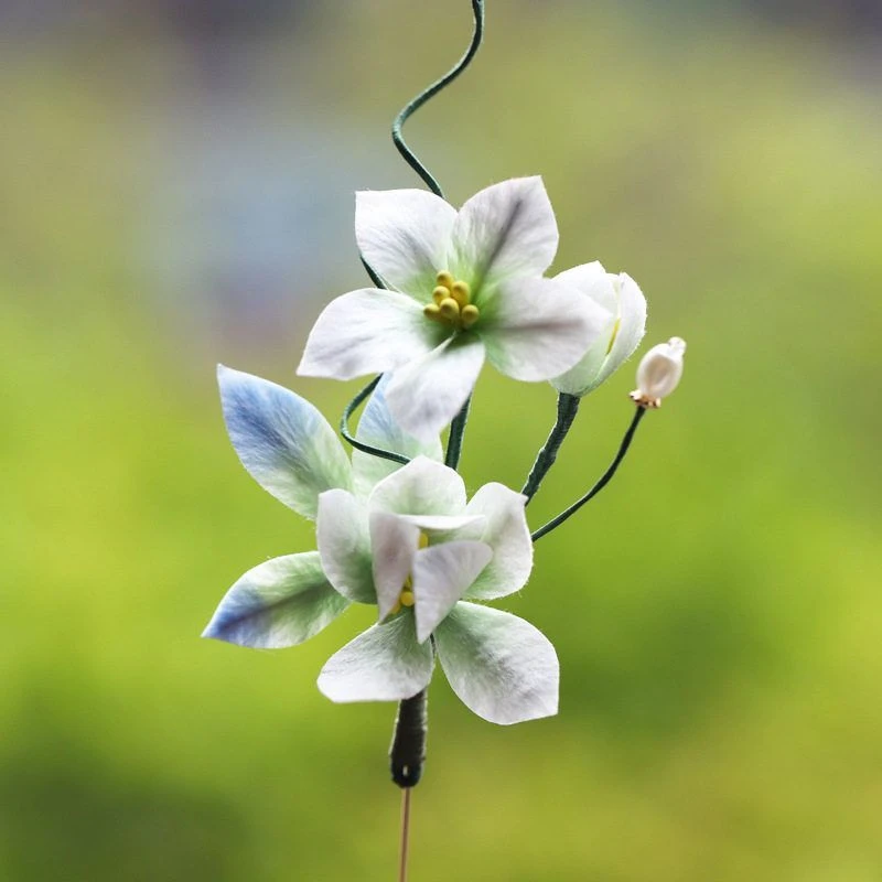 锌合金胸针 【墨白】国风非遗蚕丝绒花胸针古风汉服配饰新中式胸花