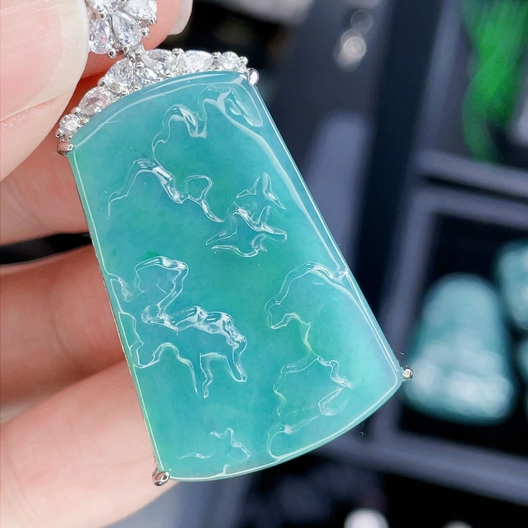 翡翠吊坠(不含链)未镶嵌