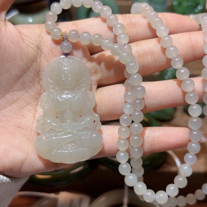 颈饰未镶嵌和田玉