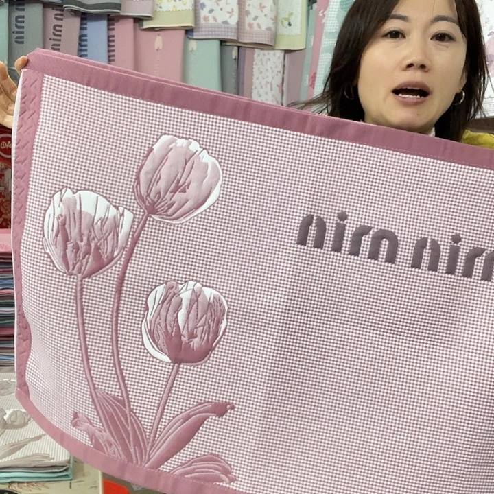 棉特价促销酒红色郁金香