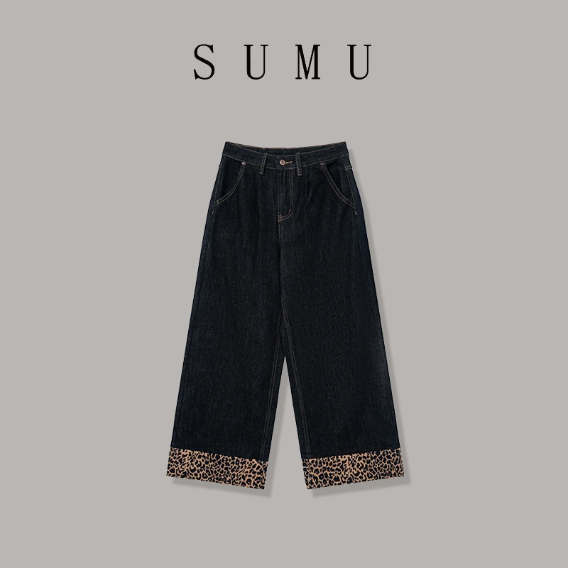 宿慕SUMU 女款牛仔裤 8-30 秋季新款时尚百搭牛仔裤C9900J