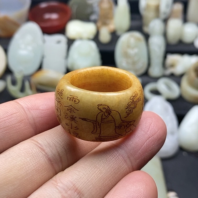 【闪购商品】和田玉扳指未镶嵌