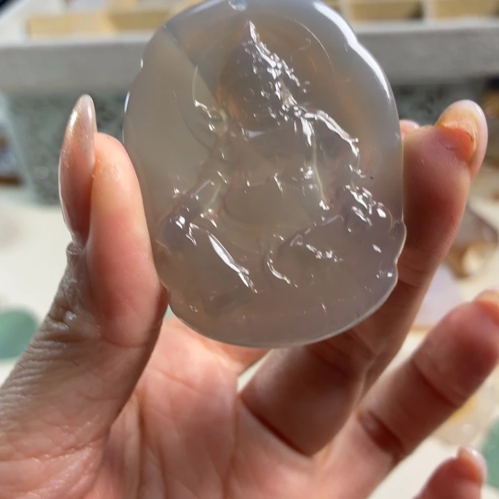 玛瑙/玉髓未镶嵌吊坠(不含链)