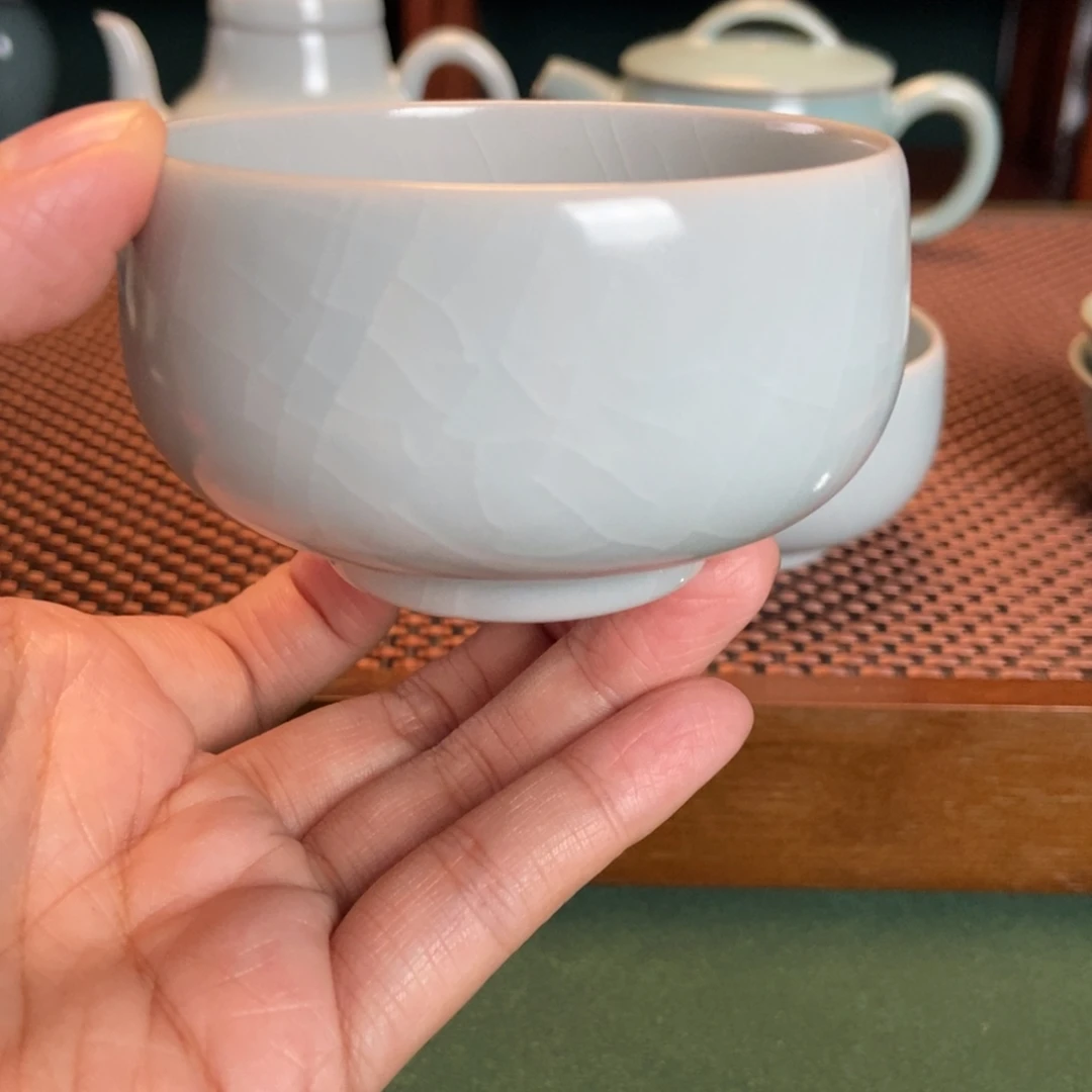 摆件仿古釉瑕疵杯子