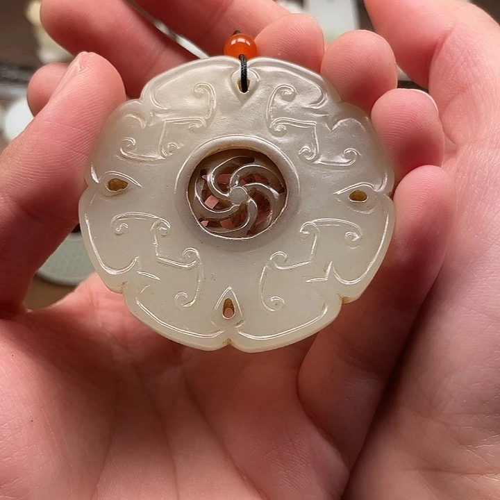 三***水和田玉未镶嵌挂件