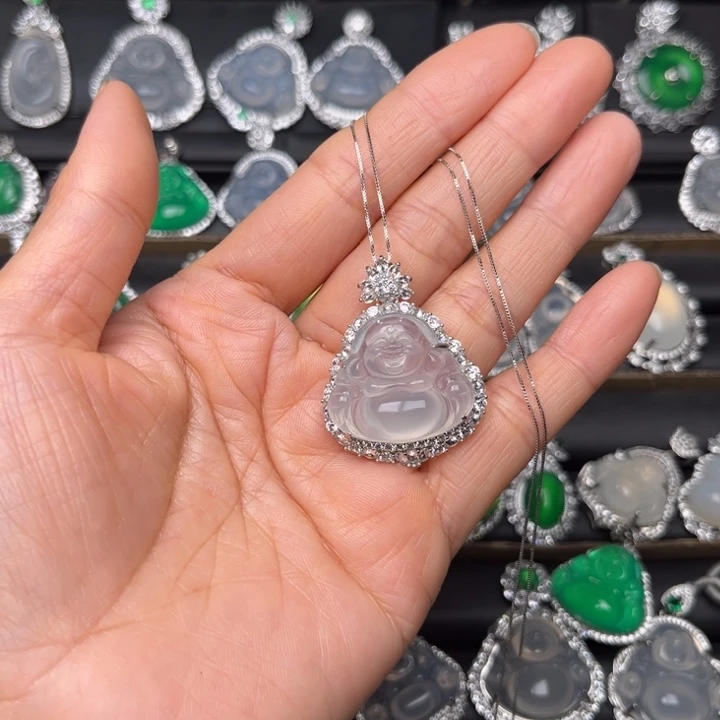 玛瑙/玉髓颈饰银S925镶嵌