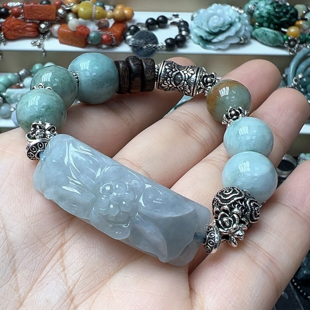 翡翠戒指未镶嵌炸