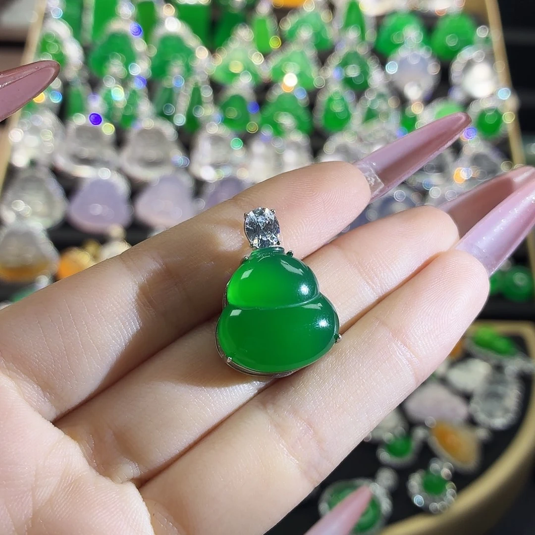 玛瑙/玉髓颈饰银S925镶嵌哦****3