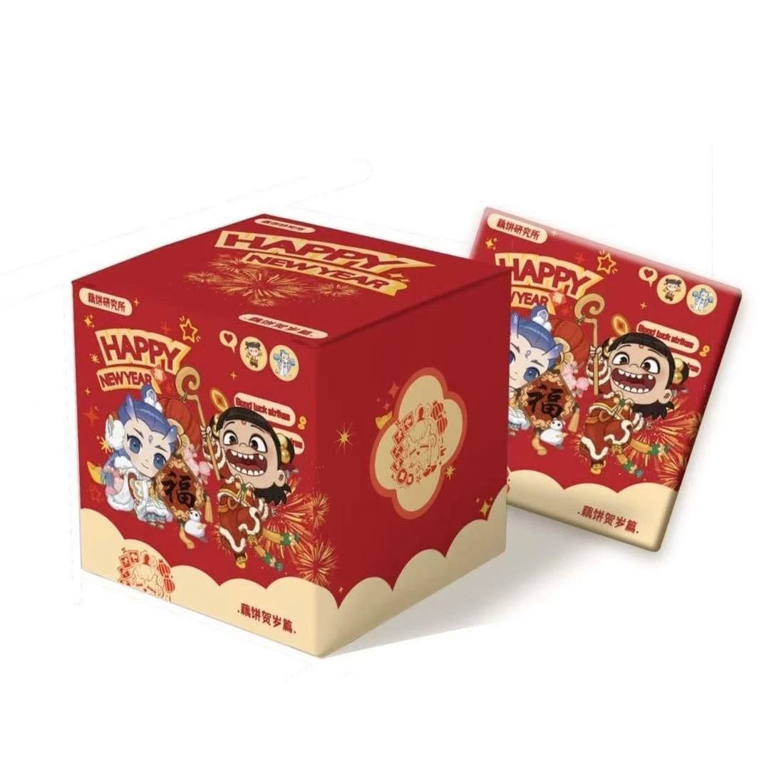 【国谷】藕饼研究所-哪吒魔童闹海藕饼贺岁篇系列吧唧马口铁徽章