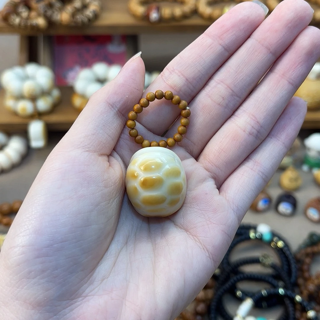 伽***偌吊坠菩提根/象牙果手捻提溜