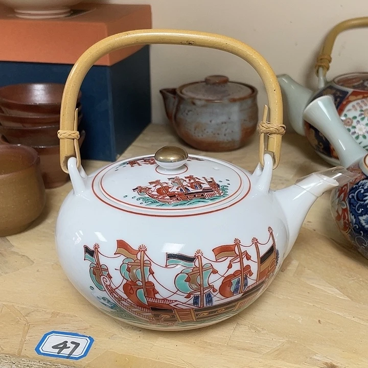 瓷片020 一人直播，看品直播间说序号