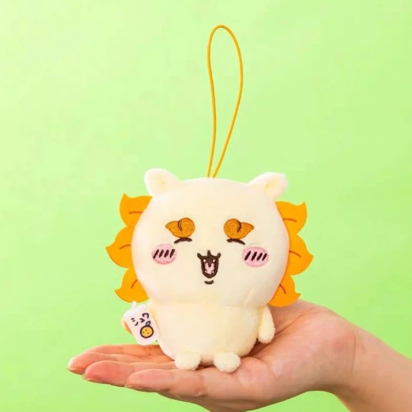 正品Chiikawa喝饮料狮萨挂件