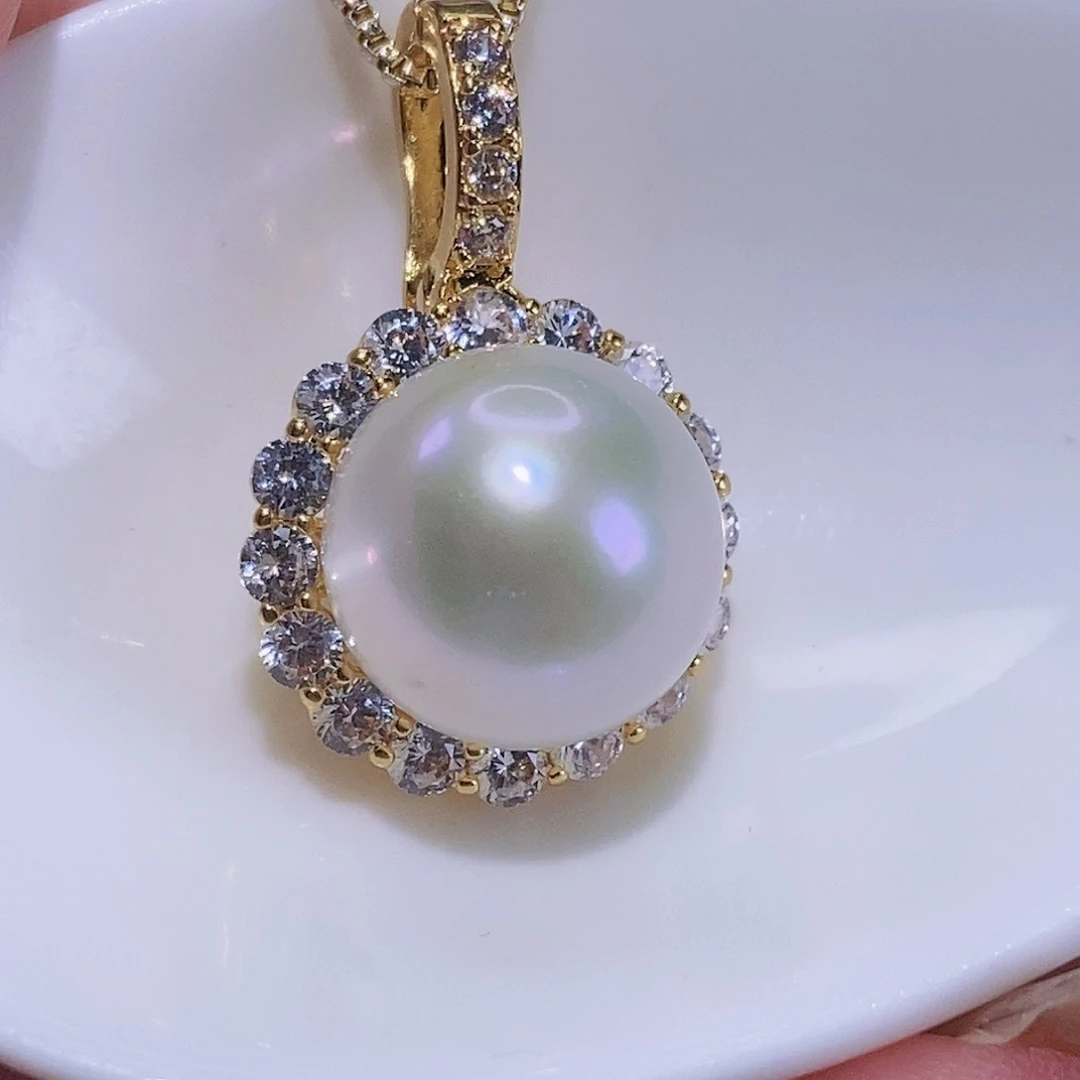 淡水珍珠颈饰合金