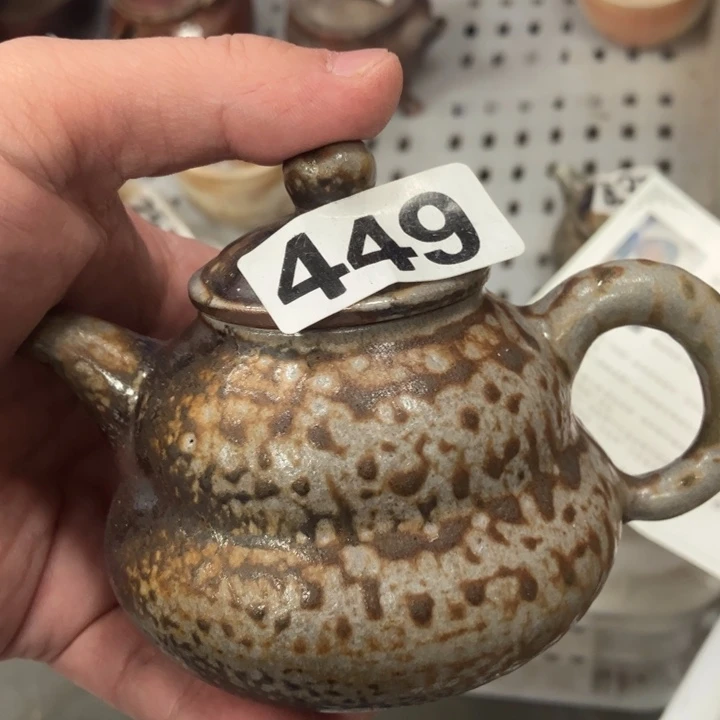 柴烧茶具茶杯大放漏