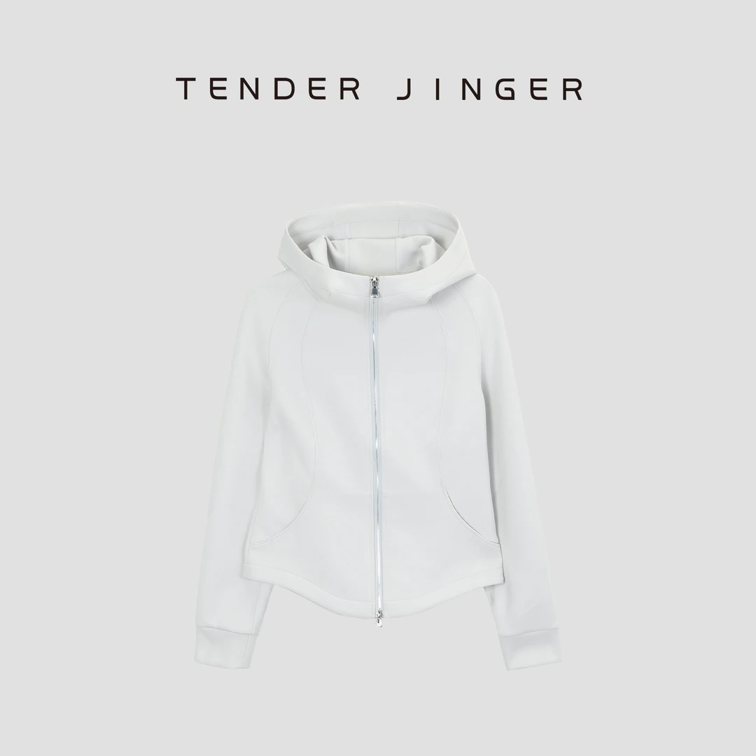 Tender Jinger【黑标】修身显瘦连帽卫衣T51WM300Y