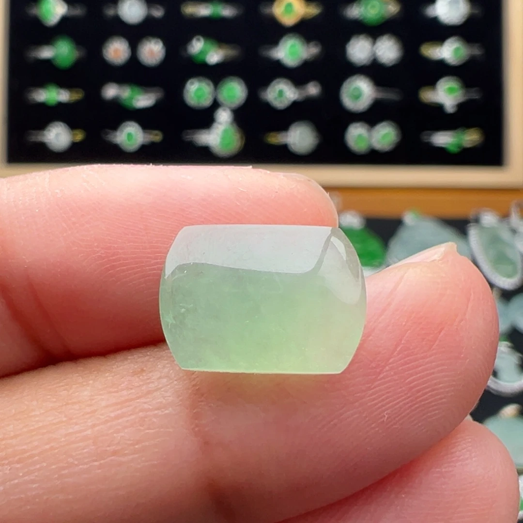 翡翠未镶嵌颈饰马鞍12