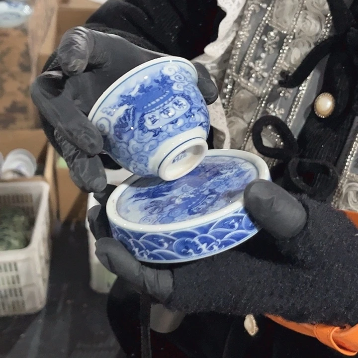 景德镇高温陶瓷A030杯子➕盖之