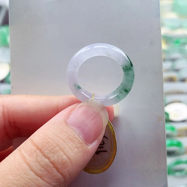 翡翠戒指未镶嵌12.13号