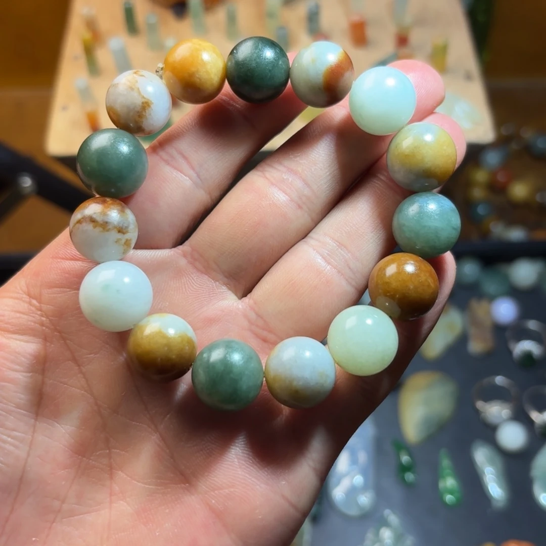 翡翠未镶嵌手串翡翠手串