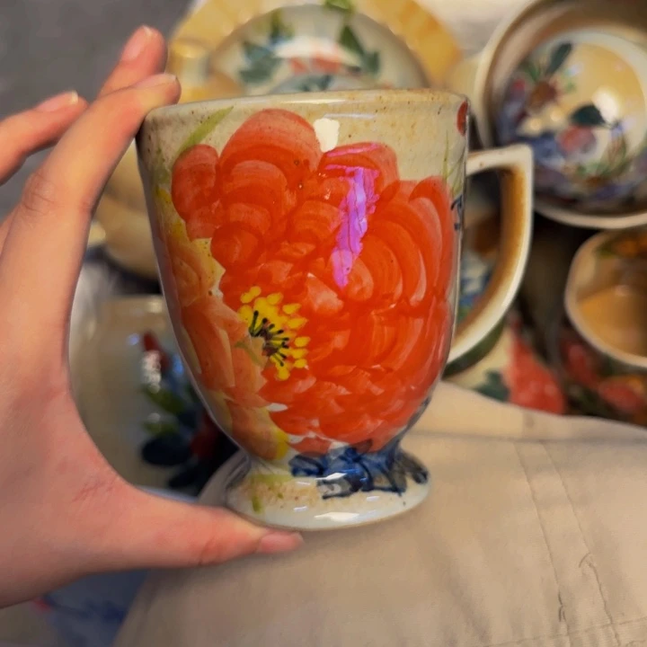 瓷片景德镇陶瓷手工手绘