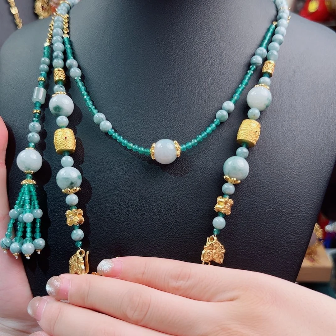 未镶嵌翡翠项链项链