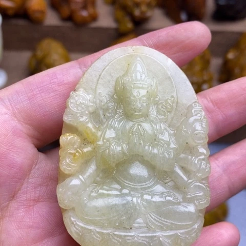 蛇纹石玉未镶嵌颈饰101