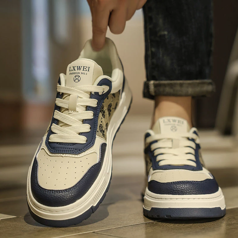 断码男鞋夏季透气潮流休闲平板鞋男士百搭运动欧洲站潮鞋子男2025