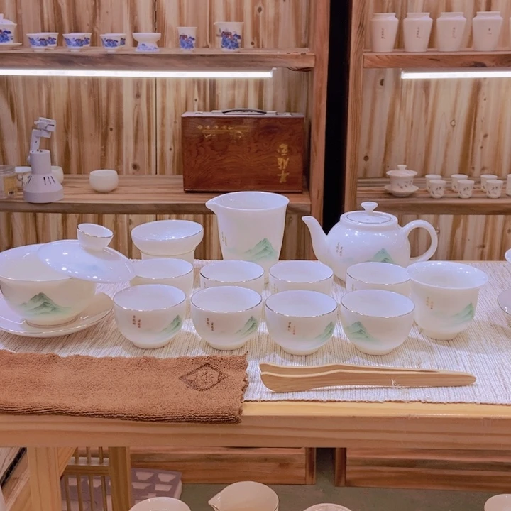 毕业套装茶壶盖碗全家福