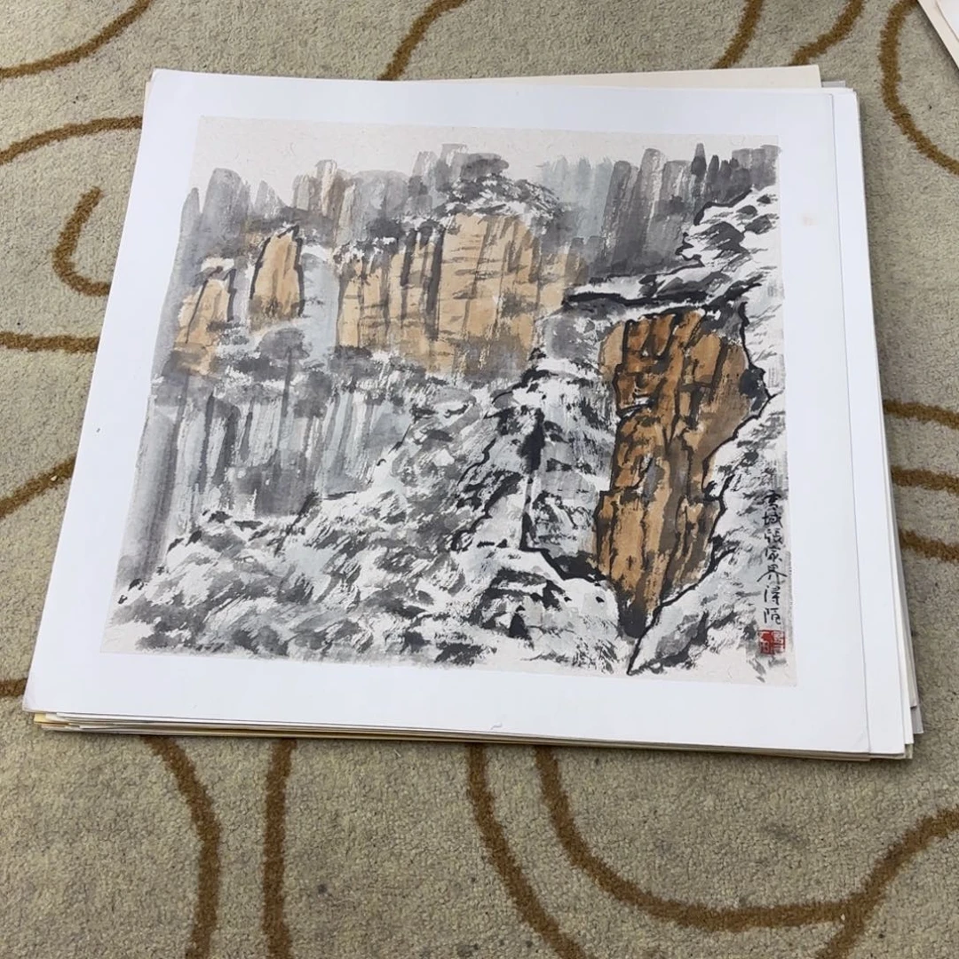 国画国画老师作品刘