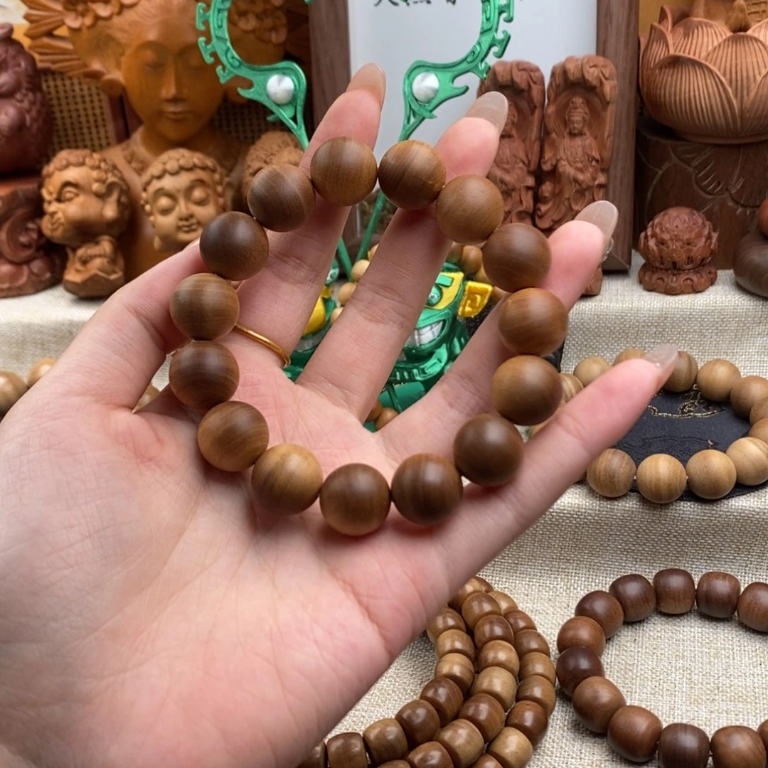 玛***马檀香木手串/手链印度迈索尔，老山檀香，奶香1.5黑肉