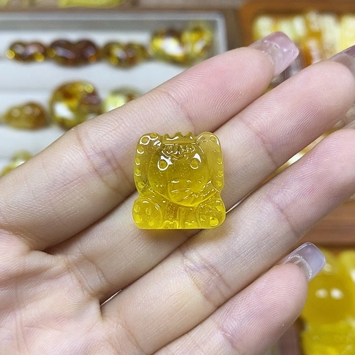 吊坠橄榄核大象37