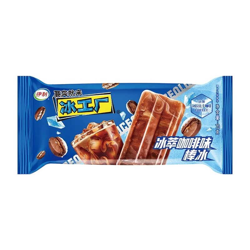 伊利冰工厂 冰萃咖啡味棒冰 70g/袋